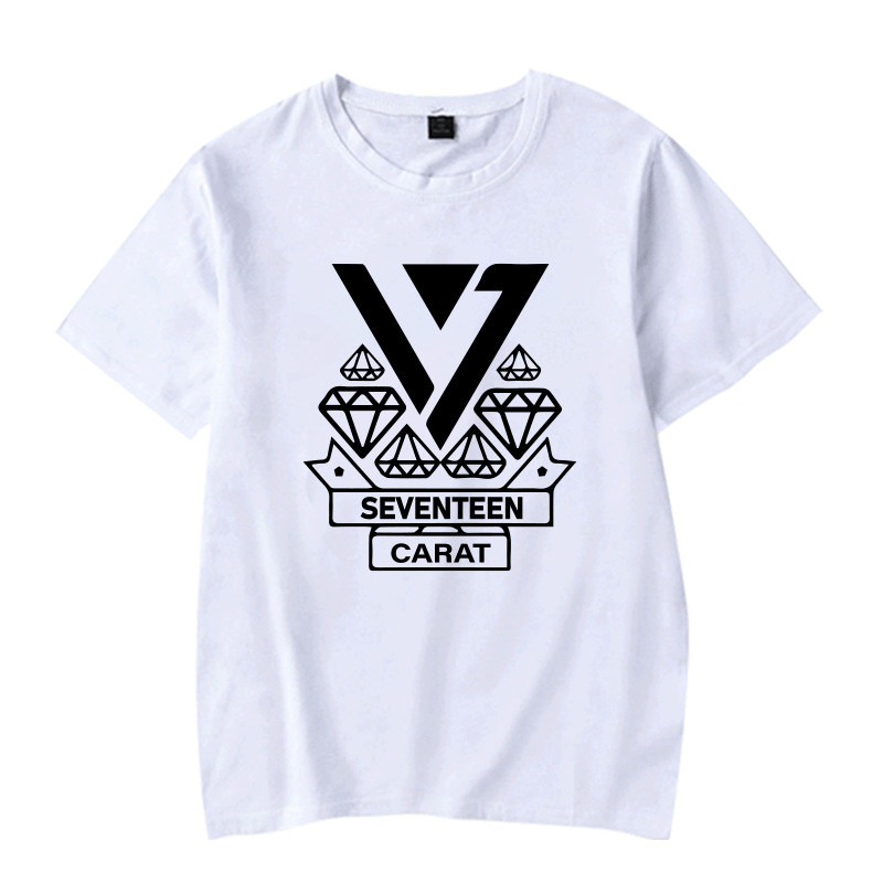 SEVENTEEN LOGO Creative Print T-shirt officialsvtshop