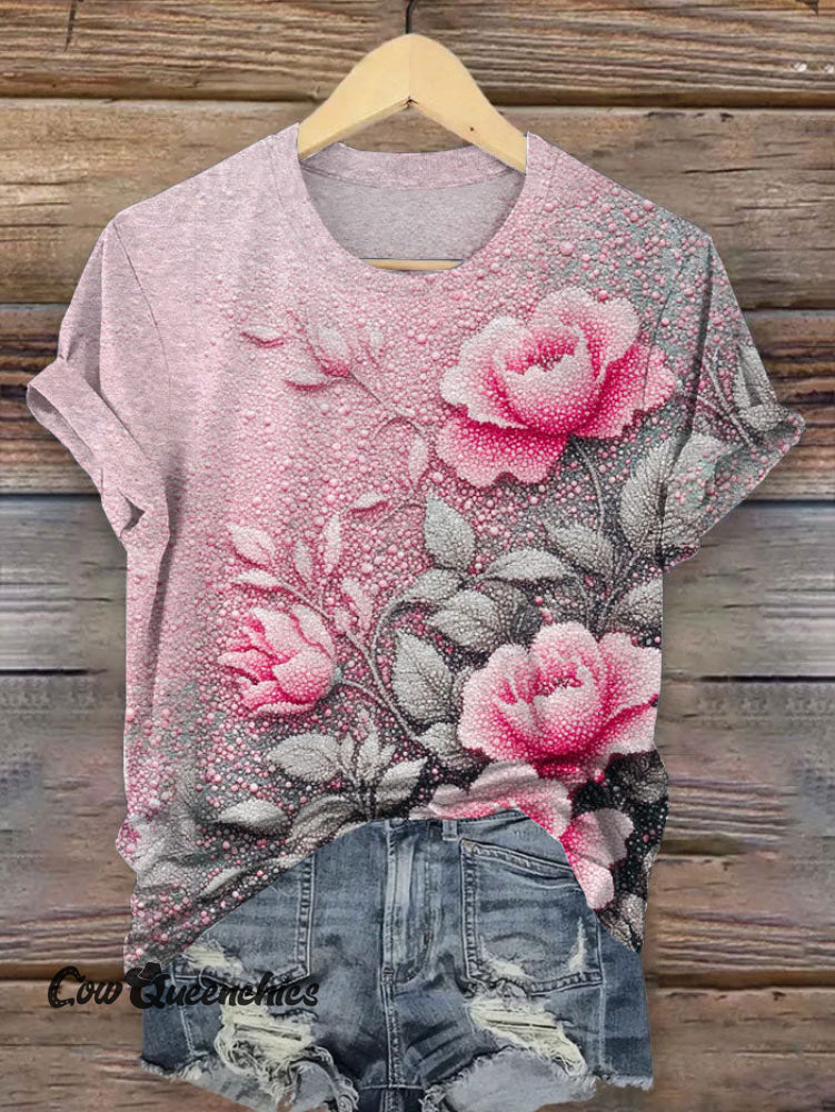 Vintage Art Print T-shirt Multicolor / S