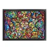 (Big Size) Cartoon Family - 11CT Stamped Cross Stitch 90*64cm/35.43*25.2in(glass painting cross stitch) tapestrymarket
