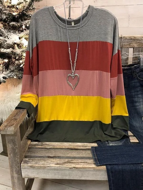 Splice A Slouchy Casual Jumper