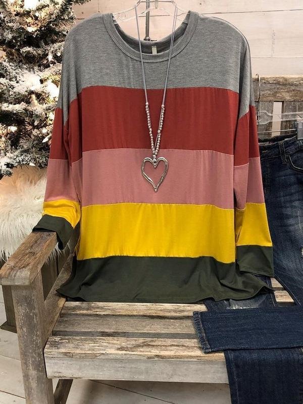 Splice A Slouchy Casual Jumper
