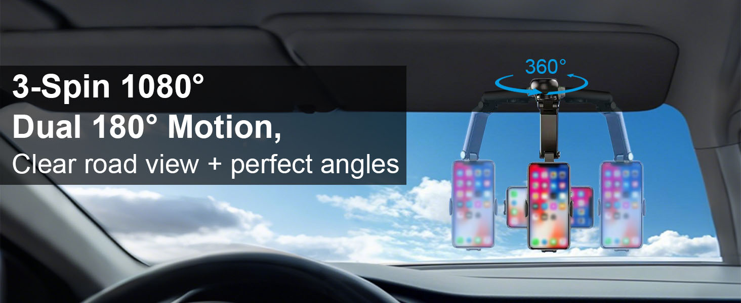 sun visor phone holder