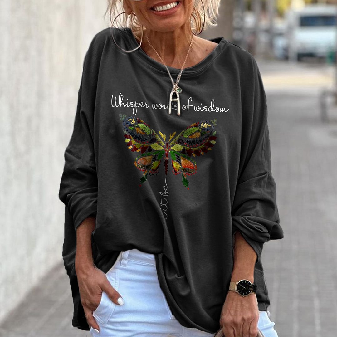 Whisper Words Of Wisdom Let It Be Printed Women's T-shirt