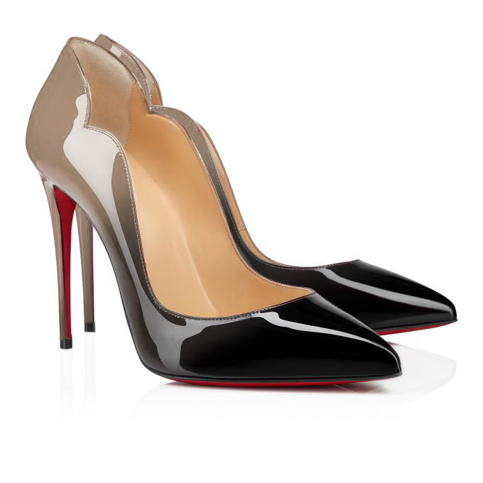 100mm Women's Red Bottom High Heels for Party Wedding Patent Pumps-MERUMOTE