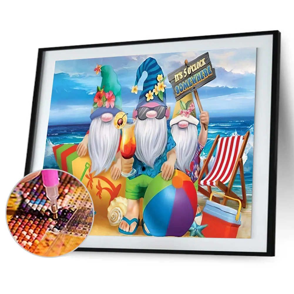 Diamond Painting - Full Round Drill - Beach Goblin(45*30cm)