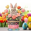 Diamond Painting Acrylic Easter Eggs Rabbit Desktop Ornaments Kit