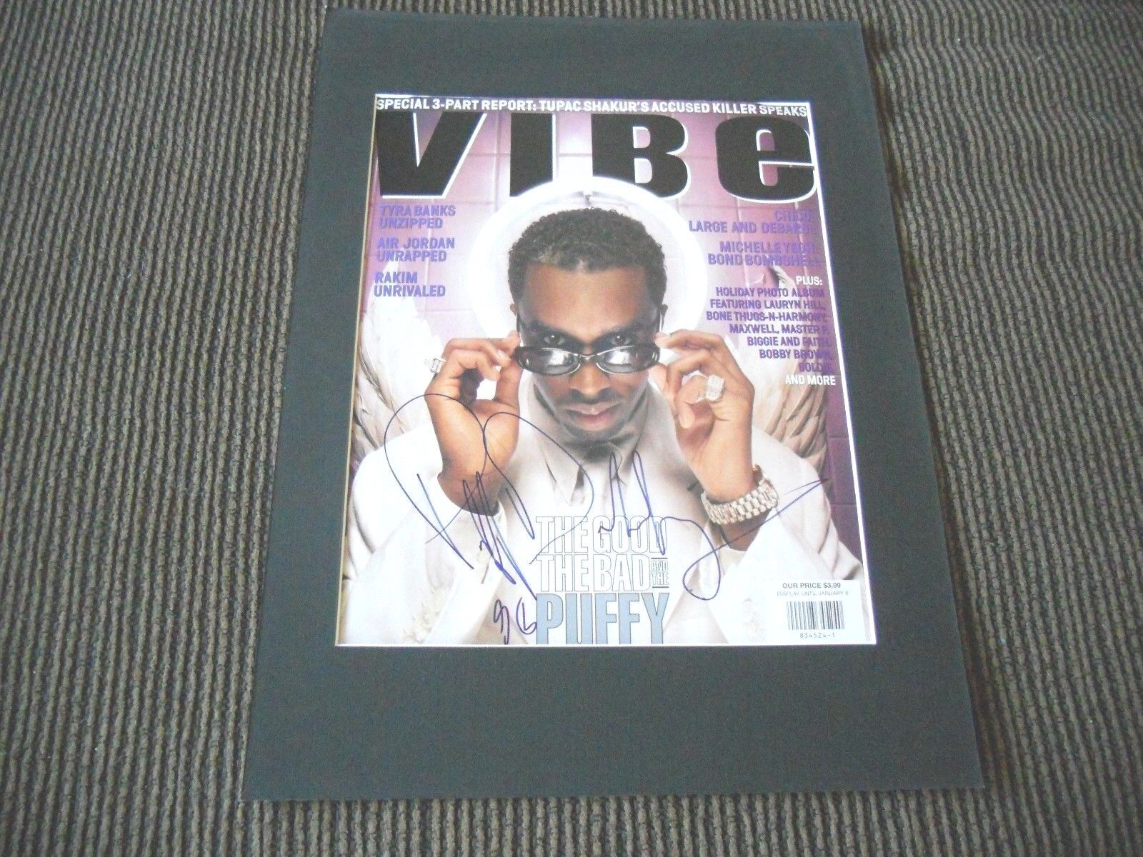 Puff Daddy P Diddy Sexy Signed Autographed 12x16 Photo Poster painting Display PSA Guaranteed