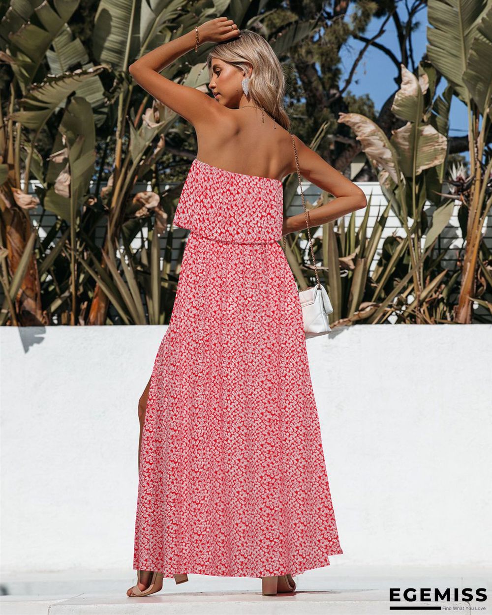 Bohemian holiday cotton floral dress | EGEMISS