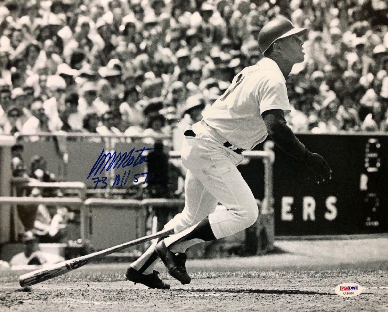 Manny Mota Signed Los Angeles Dodgers 11x14 Photo Poster painting 73 All-Star