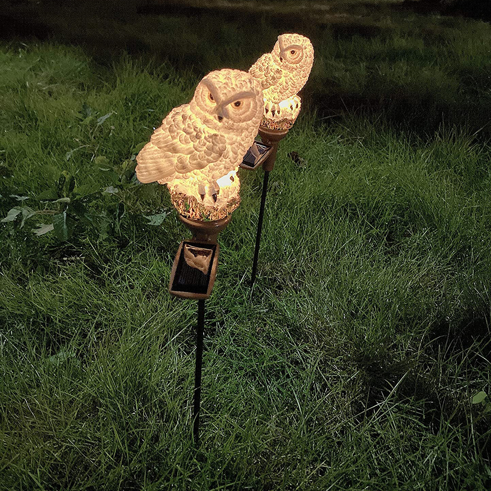 

2pcs Powered Owl Ground-Landscape Light, 501 Original