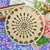DIY Embroidered Hollow Thread Board Wooden Home Cross Stitch Sewing Tool