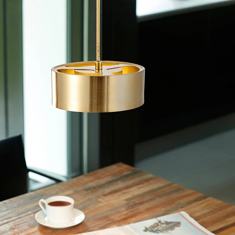 Modern Minimalist Iron Round Chandelier for Living Room Dining Room Cafe - Appledas