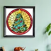 >SALE<Full Embroidery Eco-cotton Thread 18CT Printed Christmas Tree Cross Stitch Kit