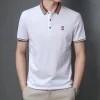 New Business Casual Lapel Embroidered POLO Shirt