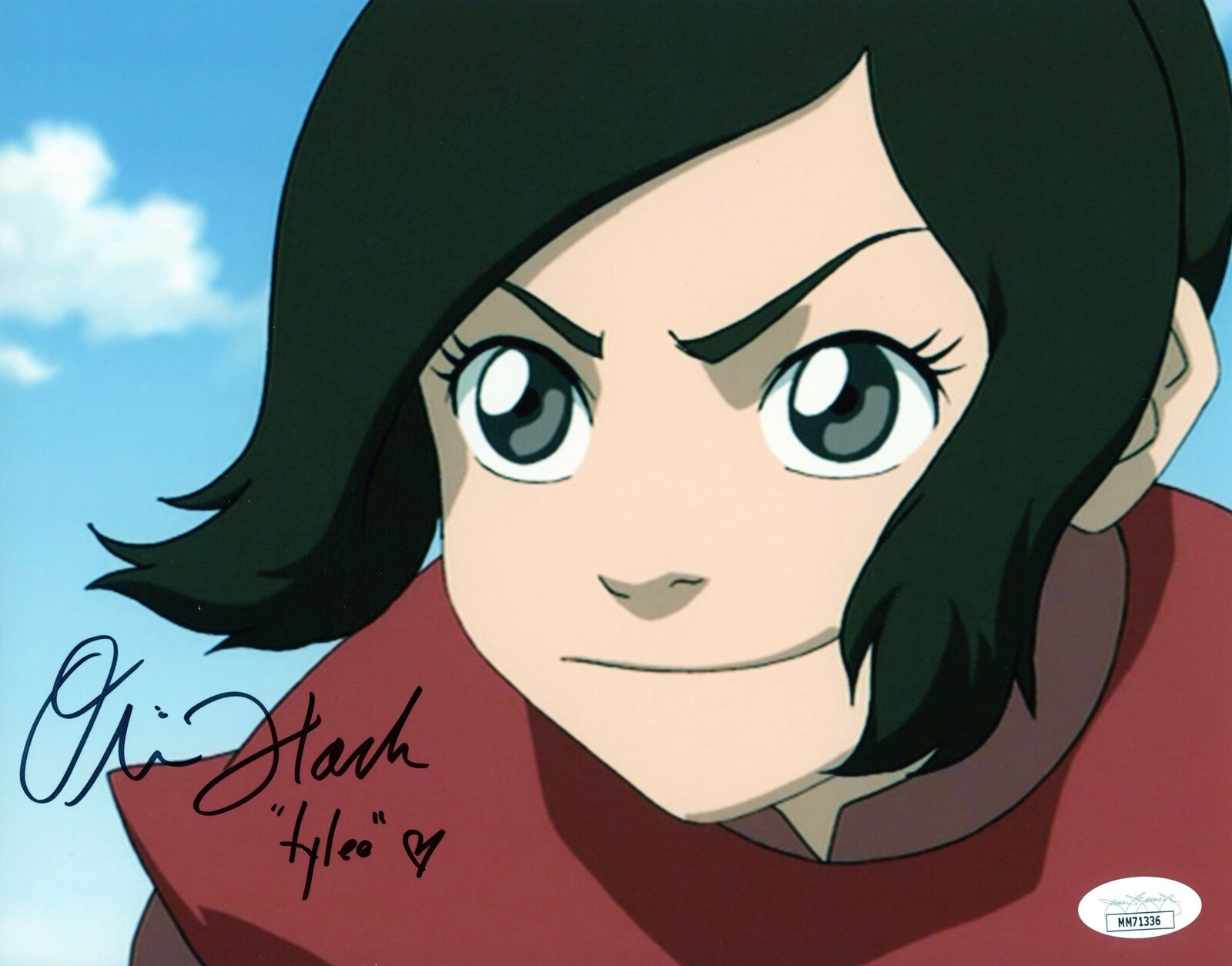 Olivia Hack Avatar Last Airbender 8x10 Photo Poster painting Signed Autograph JSA Certified Auto