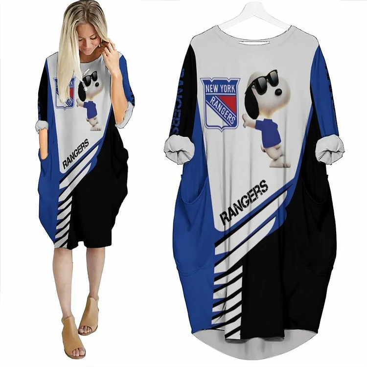 New York Rangers
Limited Edition O-neck Casual Pocket Dress