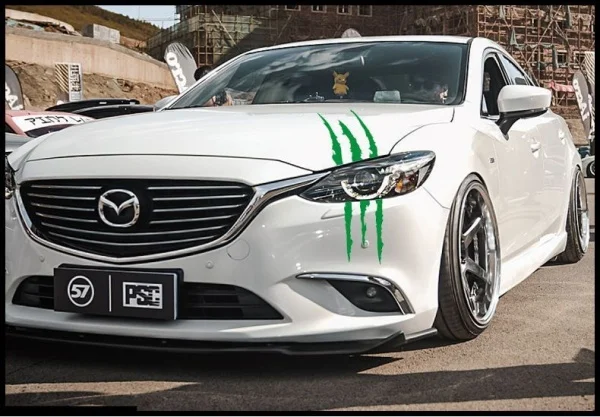 Car Headlight Decorative Paw Car Sticker