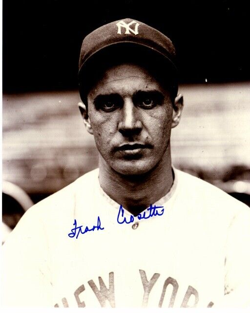 Frank Crosetti Signed - Autographed New York Yankees 8x10 inch Photo Poster painting - Deceased