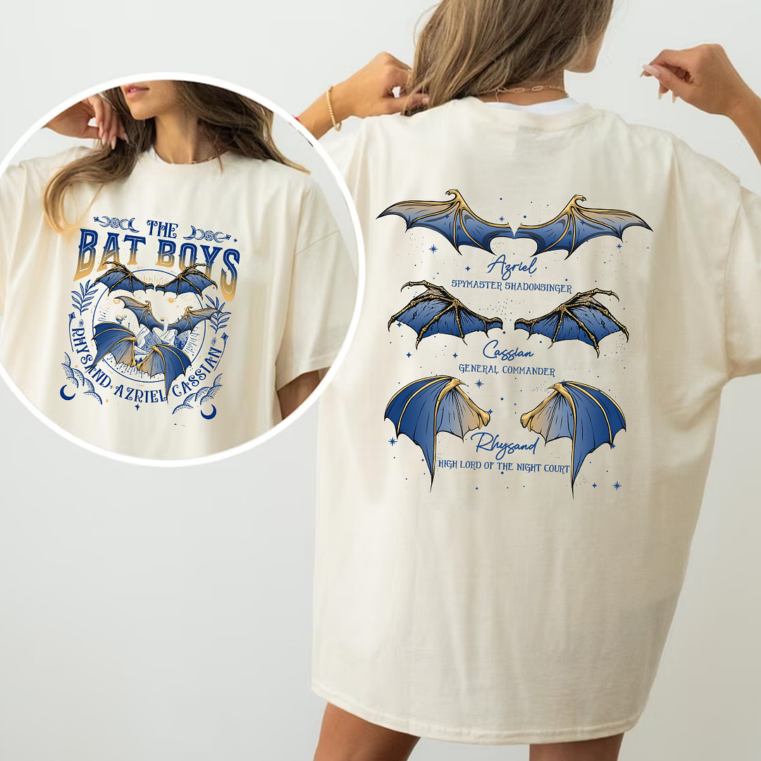 The Bat Boys Acotar Tshirt / DarkAcademias /Darkacademias
