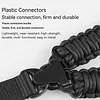 50PCS Nylon American-Style Braided Paracord Strap with Metal Buckle Vertical Single Point Gun Sling Shoulder Strap Woven Diagonal Single-Point Straps Ropes for Outdoors Training Mountaineering