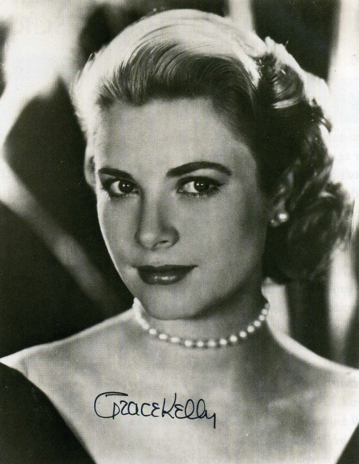 GRACE KELLY Autographed Photo Poster paintinggraph - Film Actress & Monaco Royalty - Preprint