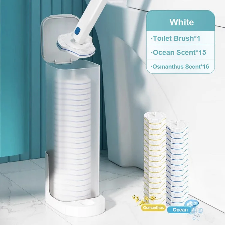 💧Disposable Toilet Brush with Refills🚽