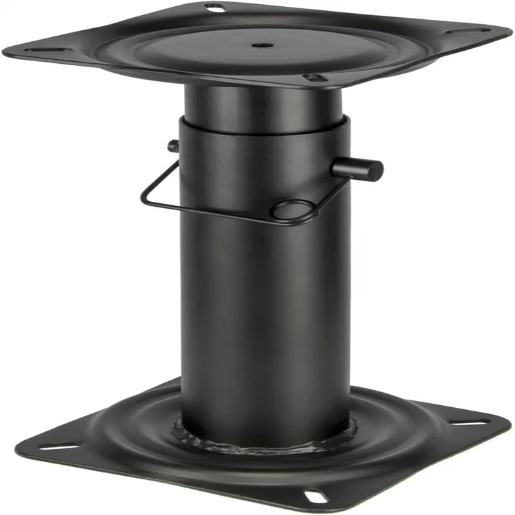 Silscvtt Boat Seat Pedestal Replacement for Boat Seat, Black Powder Coated, 11 &frac12;-17 &frac12;