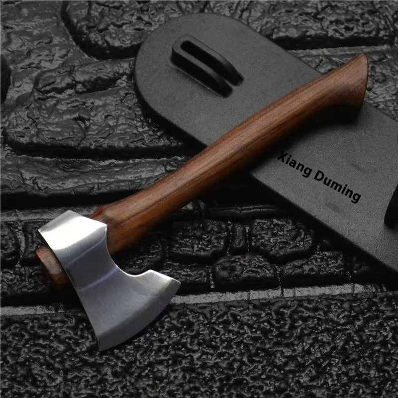 Hand-held Mini DIY axe Steel axe Manual Outdoor Camping EDC Knife Wood Cutting