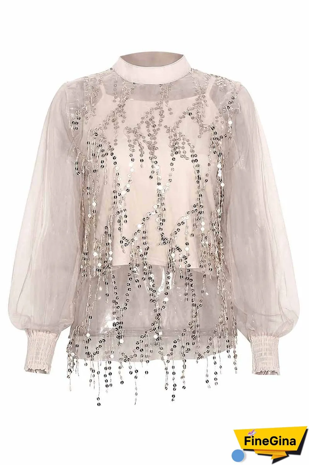 Sequin Lace top