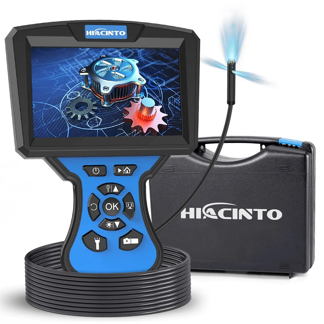 Hiacinto 360 Elektrisch Drehbar Endoskopkamera mit Licht, 8mm