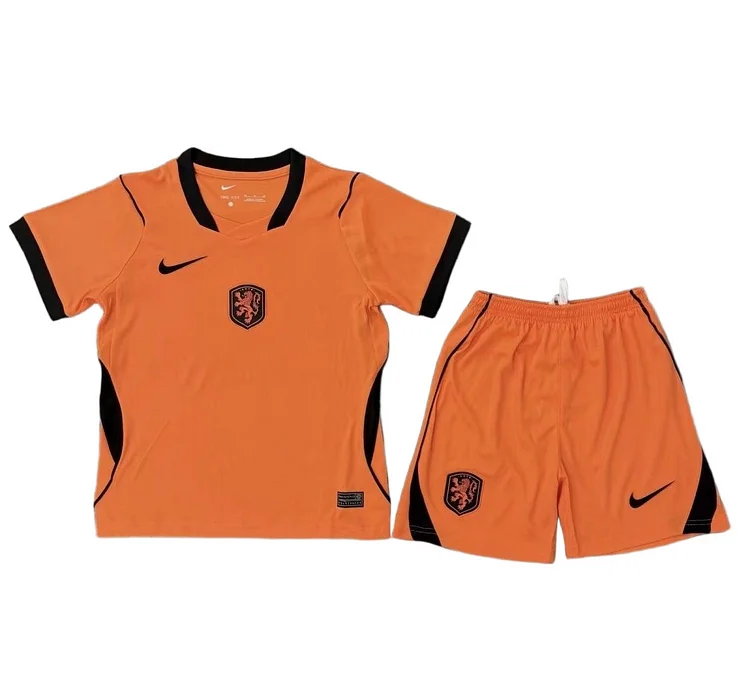 Kids Netherlandsa 2026 World Cup home jersey 1:1 Thai Quality