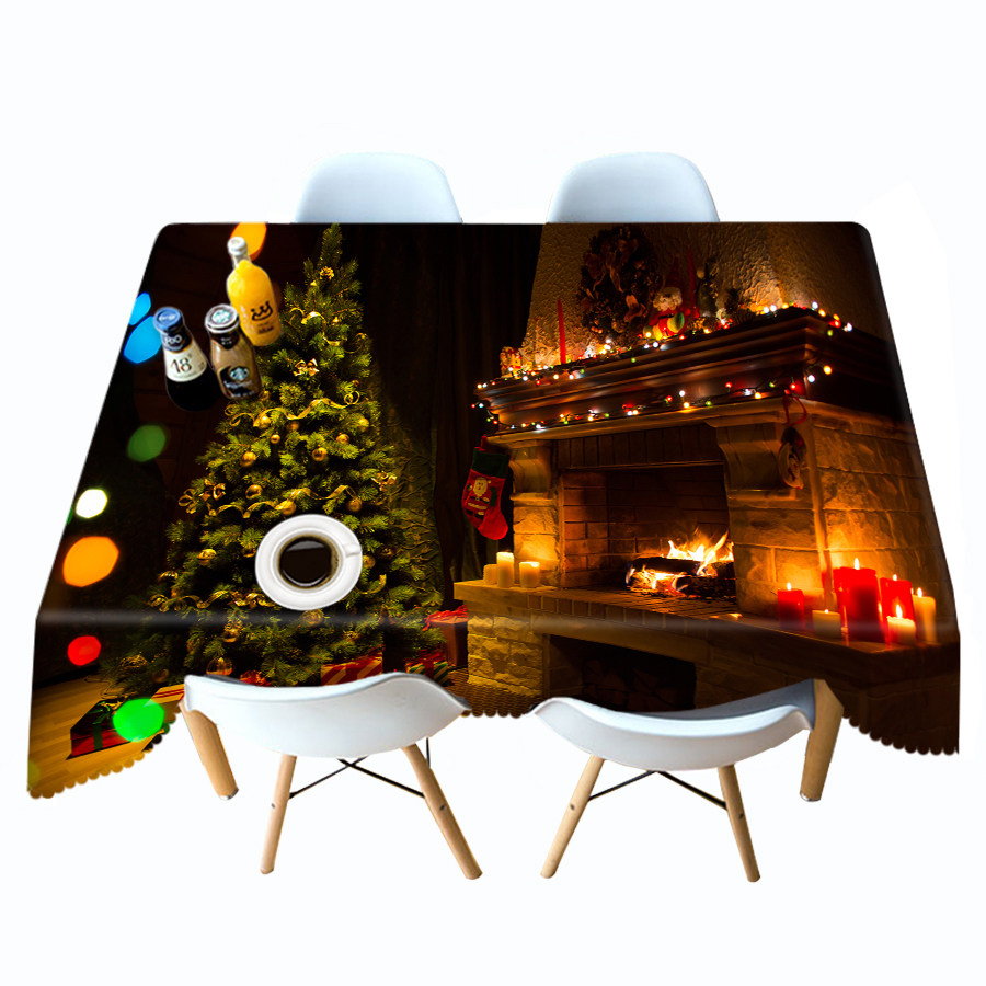 

New Year - 3D Tablecloth, 140*180cm, 501 Original