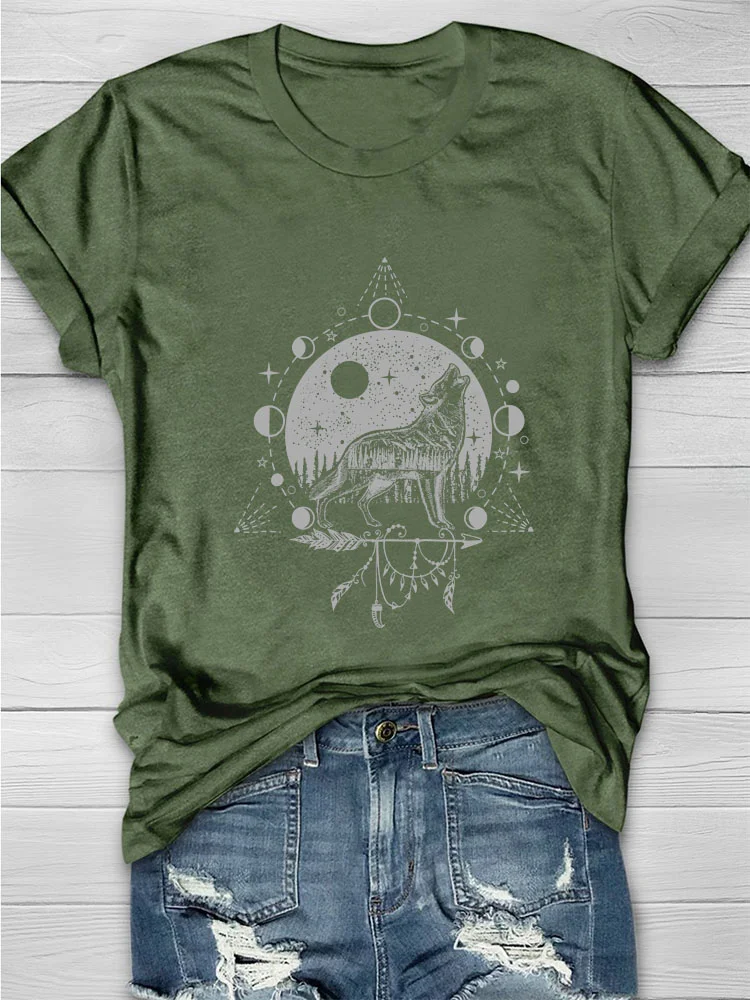Eagerlys  Wolf-2 T-shirt Eagerlys