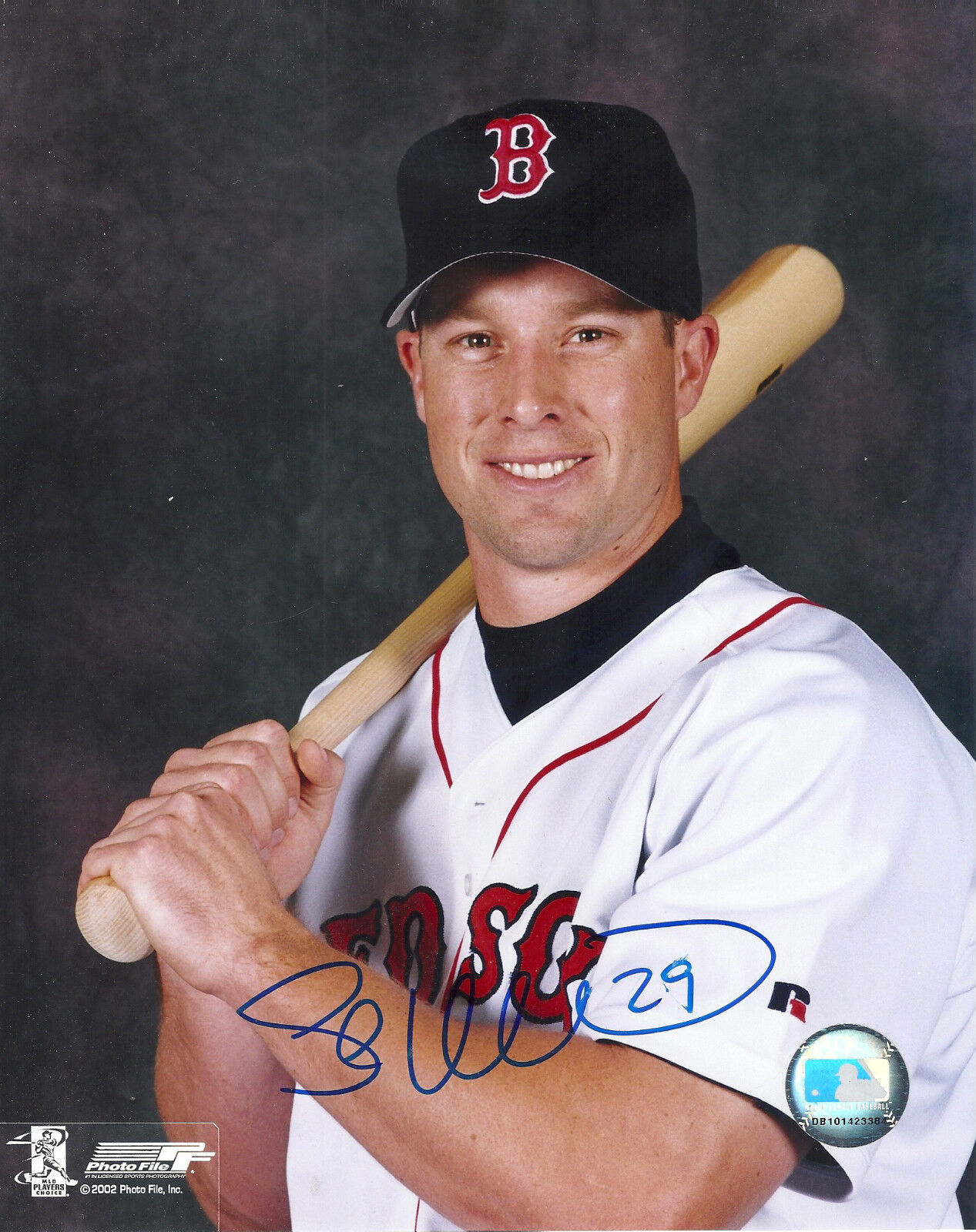 SHEA HILLENBRAND 'BOSTON RED SOX' FIELDER SIGNED 8X10 PICTURE *COA *FIRESALE