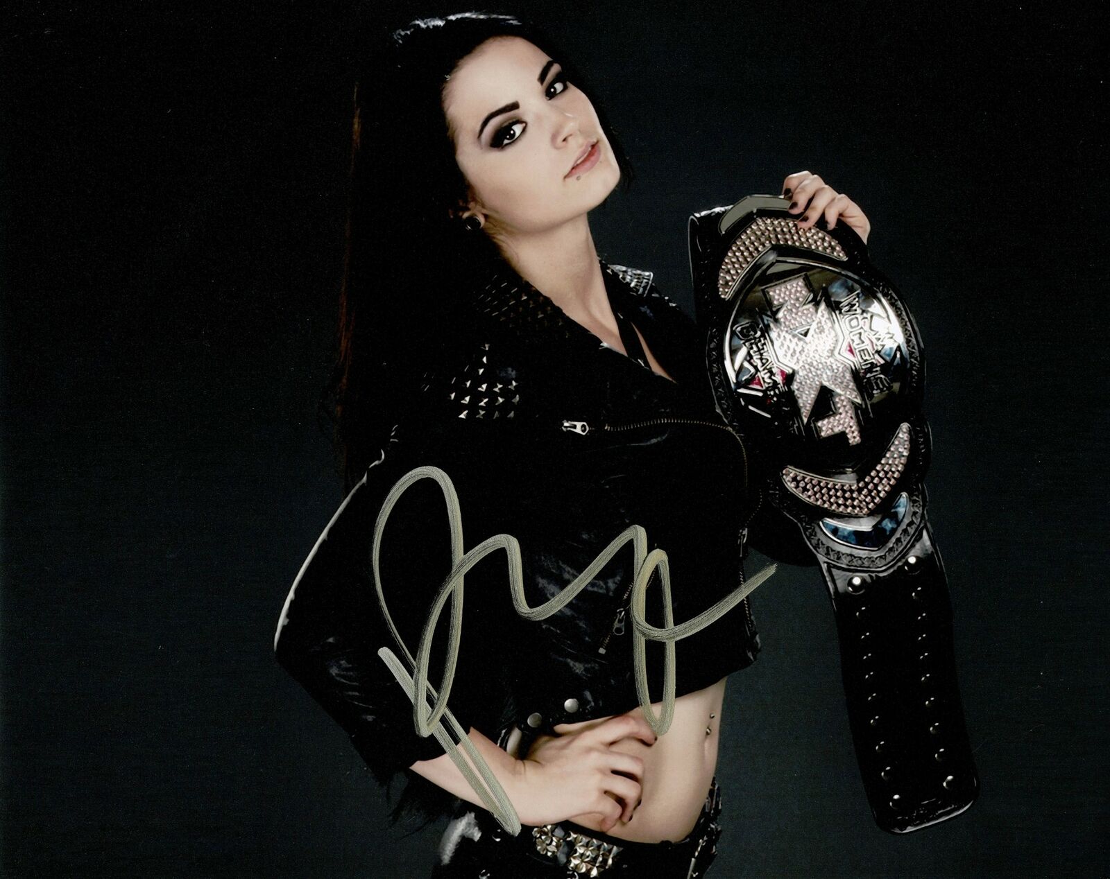 Paige SIGNED 10X8 Photo Poster painting (WWE) AUTOGRAPH AFTAL COA (7006)