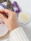 Water-soluble Embroidery Thread Beeswax Block with Box DIY Cross Stitch Wax