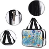 DIY Flower Diamond Painting Bling Rhinestone Makeup Bag Large Storage Bag