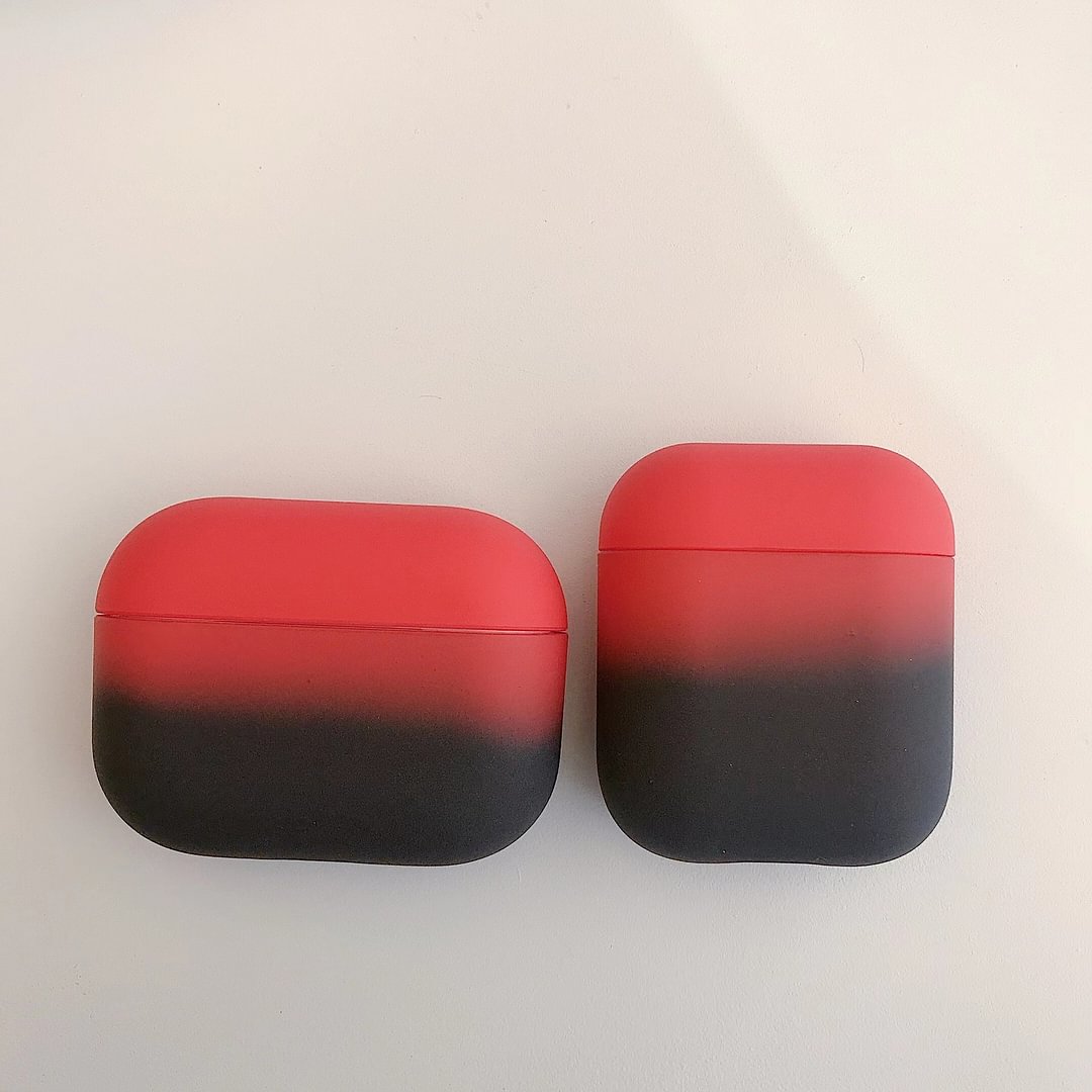 Simple Gradient Rock Sand Texture AirPods Case