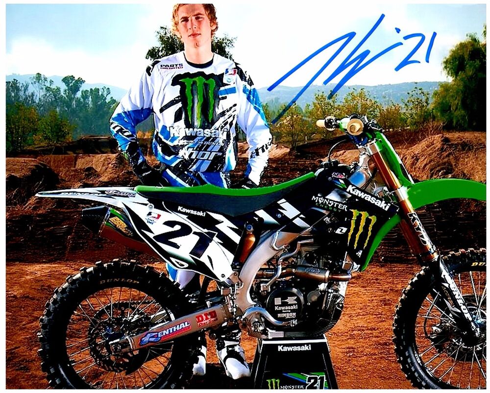 JAKE WEIMER Signed Autographed SUPERCROSS Motocross 