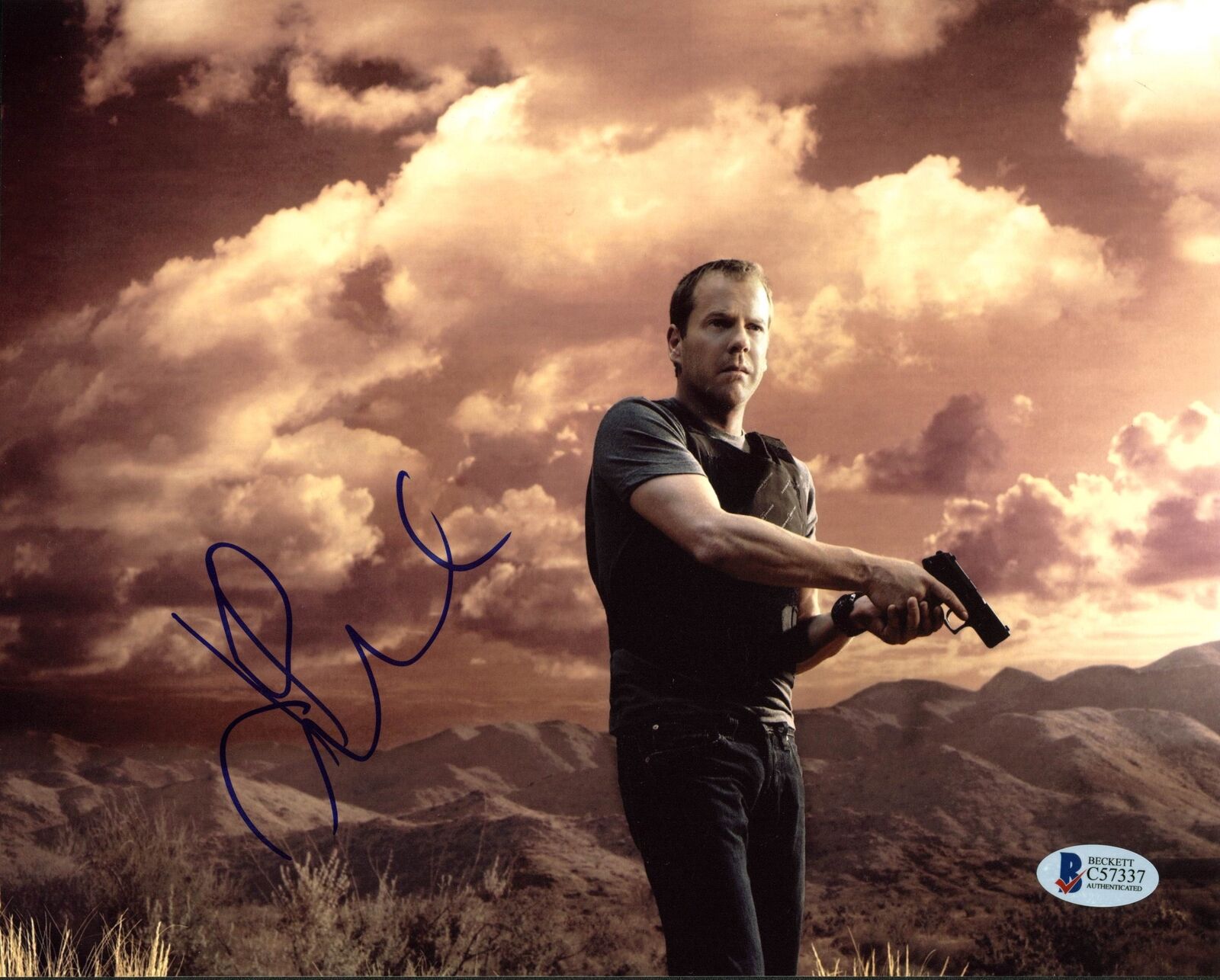 Kiefer Sutherland 24 Authentic Signed 8X10 Photo Poster painting Autographed BAS #C57337