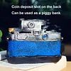Retro camera piggy bank clock gift