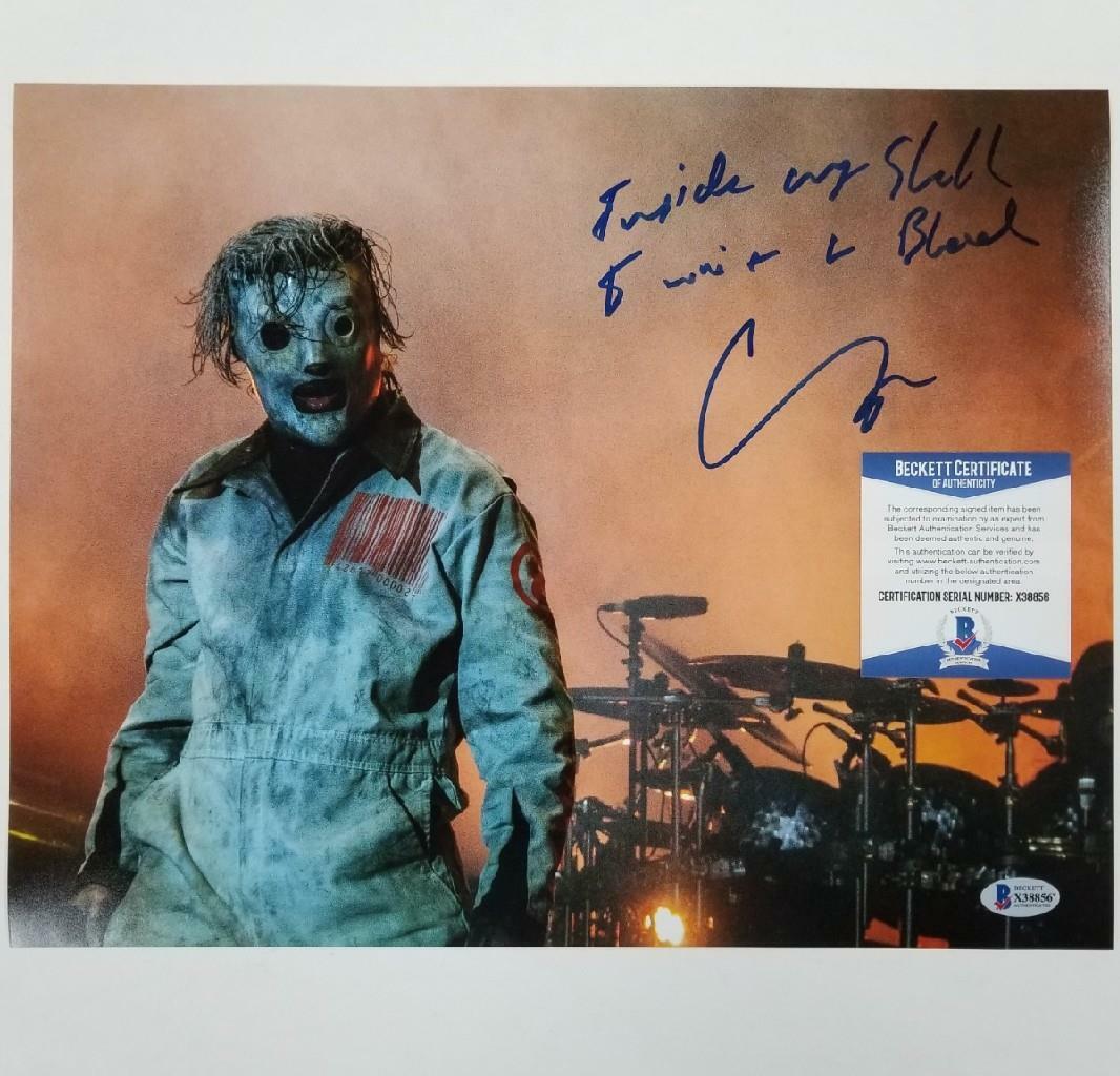 Corey Taylor signed Slipknot 11x14 Photo Poster painting #2 Inscription 6 Autograph ~ BAS COA