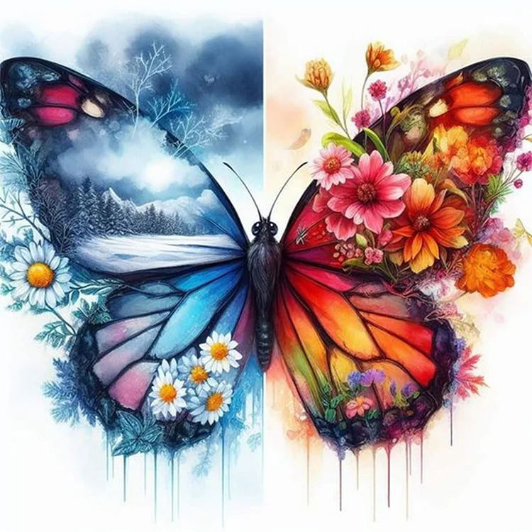 DIY Painting By Numbers | Abstract Butterfly - 40cm*40cm