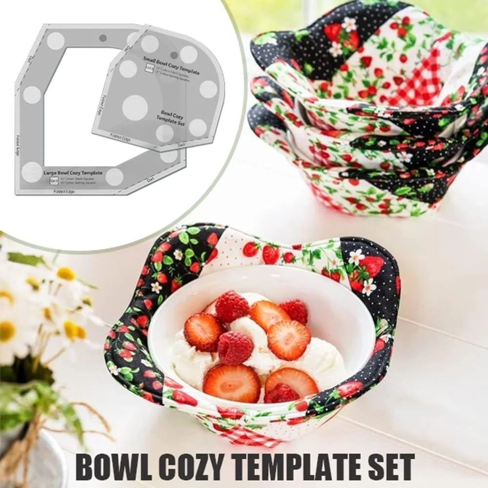 Bowl Cozy Template Cutting Ruler Set 