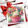 6Pcs dessert-bricolage carte de voeux