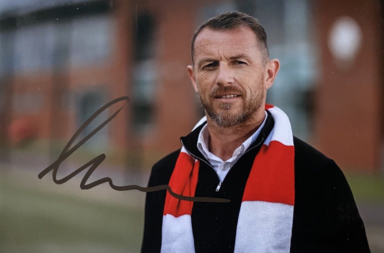 Gary Rowett Genuine Hand Signed Stoke City 6X4 Photo Poster painting