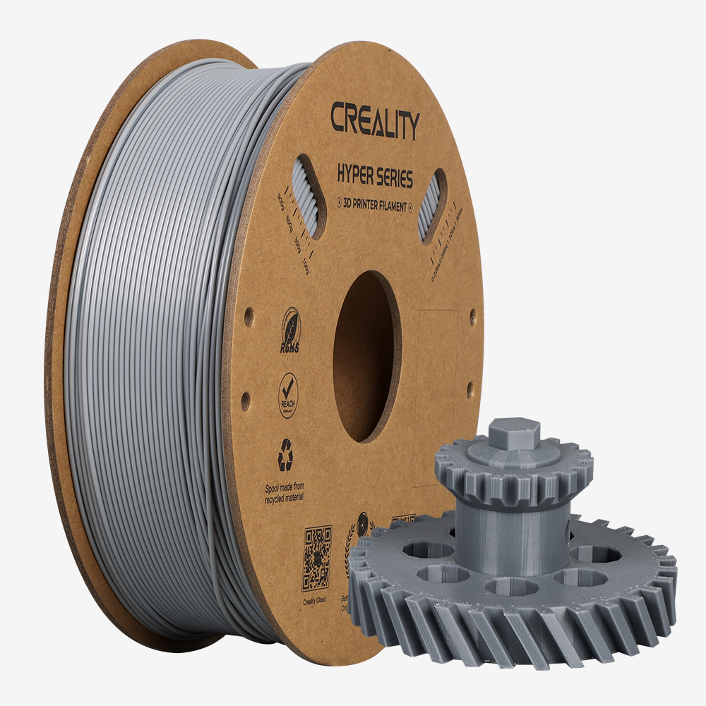Creality Filament pour imprimante 3D Hyper PLA High Speed - 1,75 mm - Pour  impression à grande vitesse - Précision dimensionnelle +/- 0,02 mm - 1 kg -  Noir CRGJX-HS-BK : : Commerce, Industrie et Science