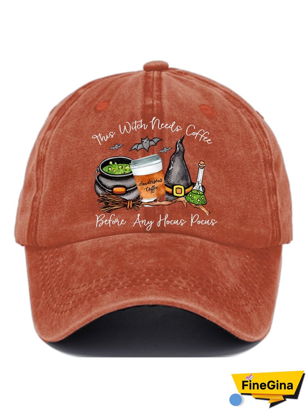Halloween Print Baseball Cap