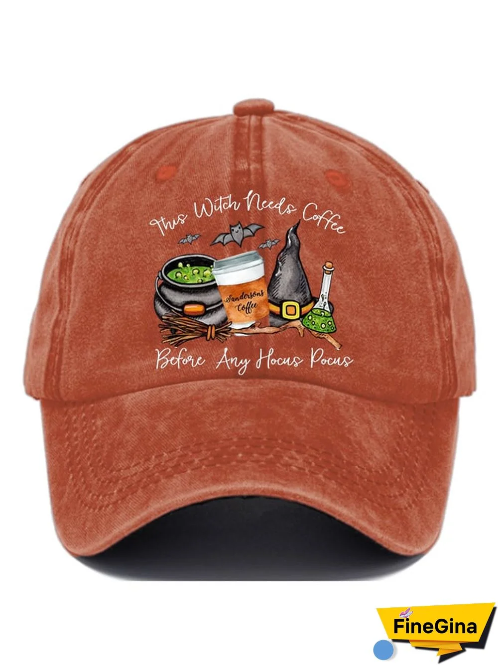 Halloween Print Baseball Cap