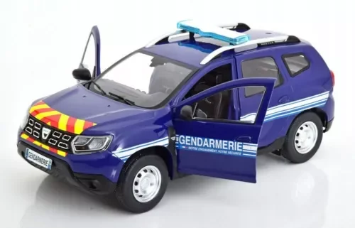 Dronehint Dacia Duster MK2 Gendarmerie 2018 Diecast Model Car Toy 1:18 Scale Solido Parts